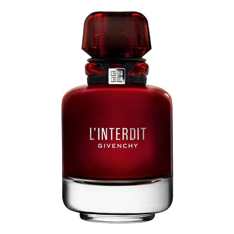 givenchy l'interdit eau de parfum rouge 35ml|Givenchy le rouge interdit.